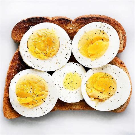 hard boiled eggs toast